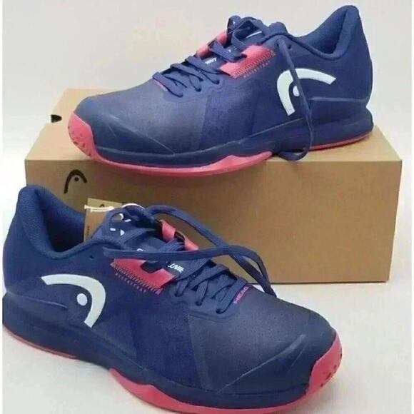 Head Women`s Sprint Pro 3.5 Tennis Shoes Dark Blue Azalea New NIB SZ 9 - Picture 1 of 6